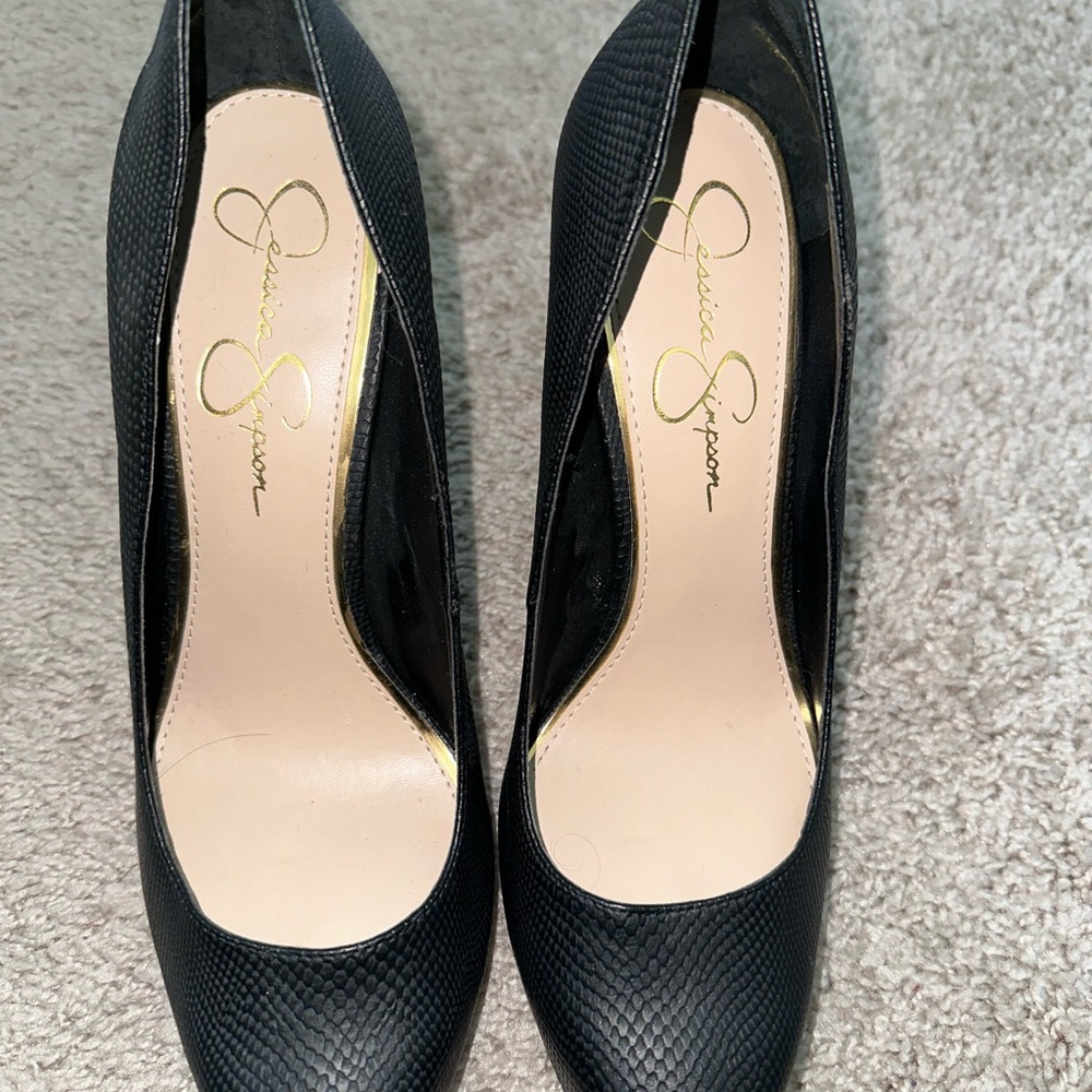 Jessica Simpson Black Heels